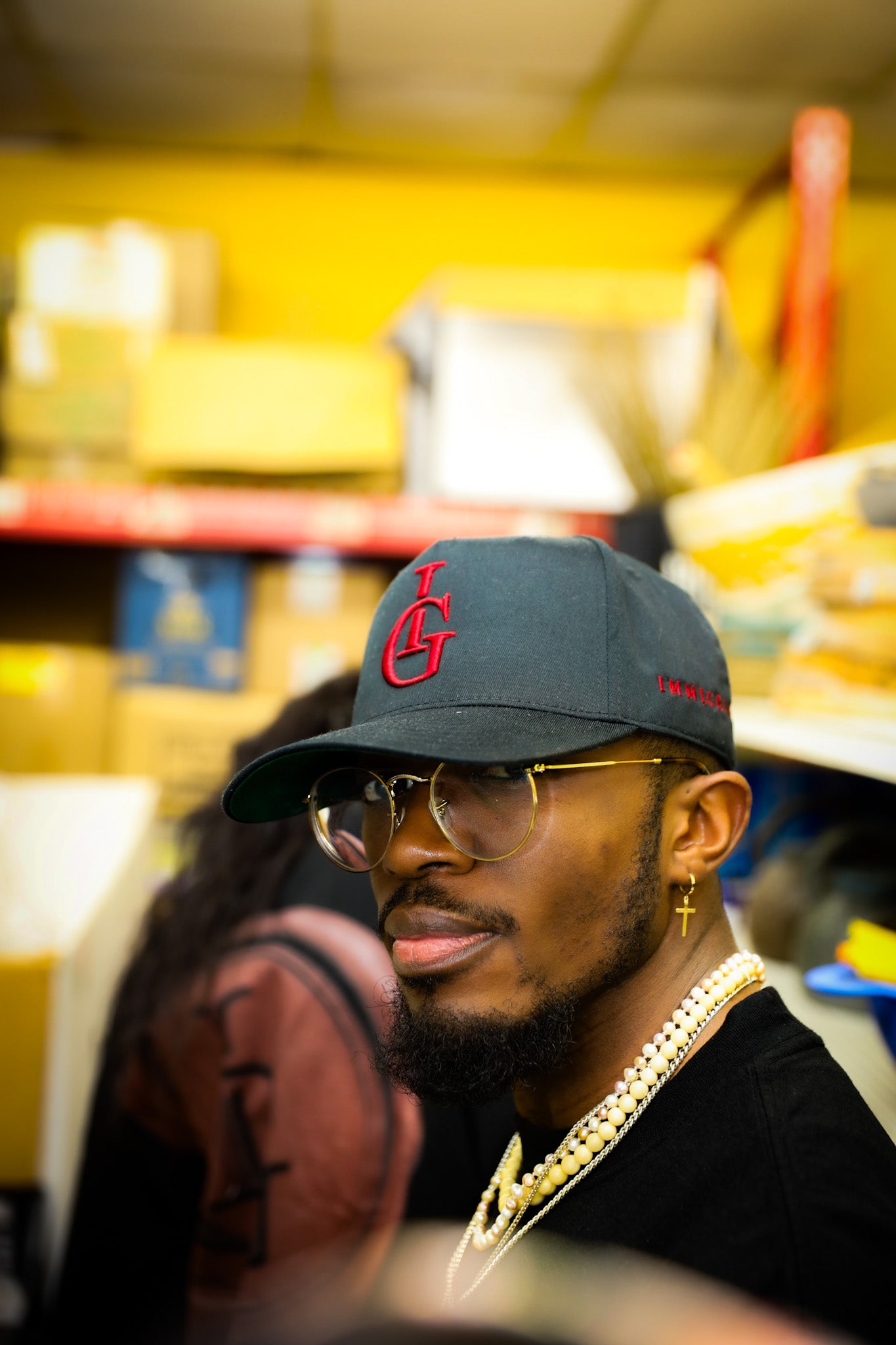 Immigrand Black/Red Hat