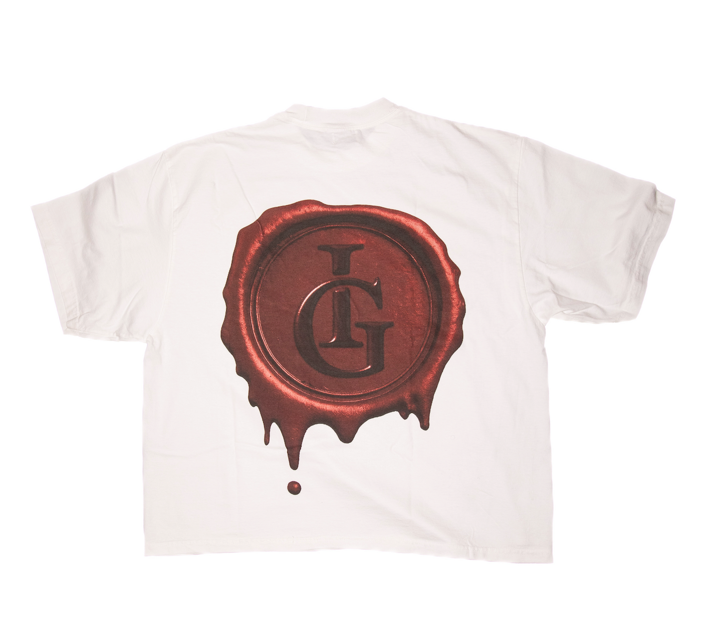 Immigrand White Stamped Shirt