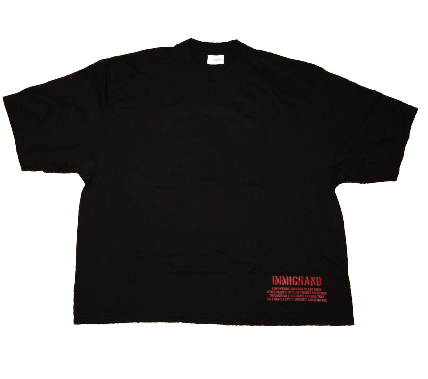 Immigrand Black Stamped Shirt
